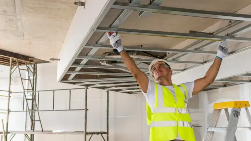 Paredes e divisórias em drywall para ambientes residenciais e comerciais